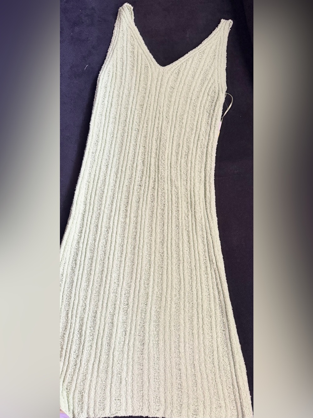 New wild fable V‑Neck Ribbed Knit beach cover up  Dress